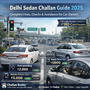 Delhi Sedan Challan Guide 2025: Complete Fines, Checks & Avoidance
